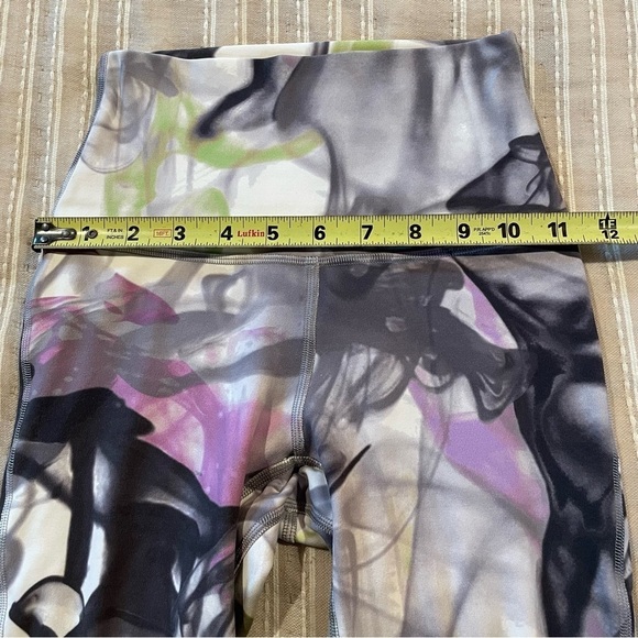 Lululemon Align High Rise Crop Leggings Unicorn Throwback White Multi 2 W6CJWS - Picture 9 of 11